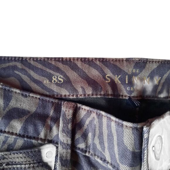 White House Black Market Zebra Print Ankle Jeans - Picture 6 of 6